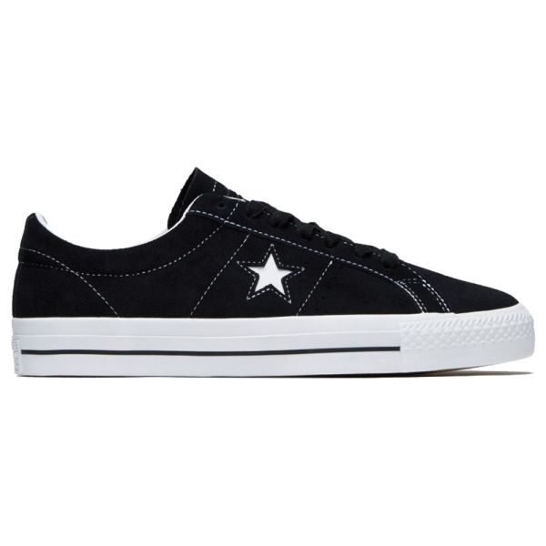 converse one star black trainers