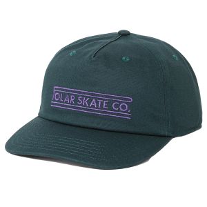 Casquette Polar Jake Cap Twill Stretch Logo Dark Teal