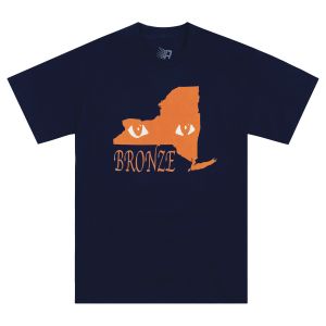 Tee Shirt Bronze NY Eyes Tee Navy