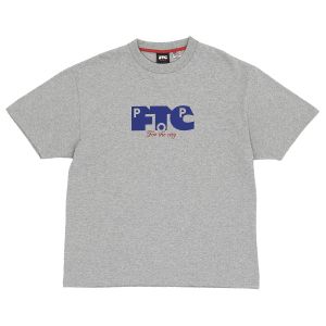 Tee Shirt Pop Trading Company FTC x Pop Logo T-Shirt Heather Grey