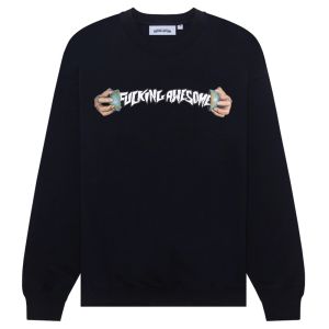 Sweat Fucking Awesome World Cup Crewneck Black