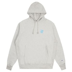 Sweat Capuche Bronze B Logo Hoodie Heather Grey