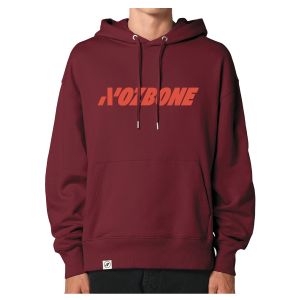 Sweat Capuche Nozbone Logotype Burgundy