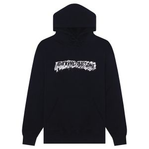 Sweat Capuche Fucking Awesome Dill Cut Up Logo Hoodie Black