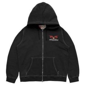 Sweat Capuche Stingwater Contrast Stitch Hoodie Black
