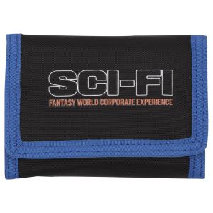Portefeuille Sci-Fi Fantasy Tri Fold Velcro Wallet Black