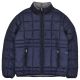 Doudoune Pop Trading Company Quilted Reversible Puffer Jacket Navy Drizzle