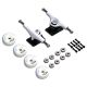 Picture White Black Undercarriage Kit 53 mm Wheels And Bearings Combo 5.25 139 mm