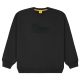 Sweat Dime Classic Embossed Crewneck Black