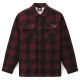 Chemise Dickies Lined Sacramento Shirt Maroon