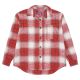 Chemise Fucking Awesome Heavy Flannel Overshirt Red White