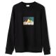 Sweat Poetic Collective Crew New Sweater Skate Or Die Black