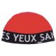 Bonnet Hockey Eyes Without A face Sherpa Beanie Black Red