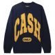 Pull Cash Only College Knitted Sweater Navy