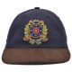 Casquette Pop Trading Company Crest 6 Panel Hat Navy Brown