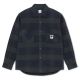 Chemise Polar Mike LS Shirt Flannel Navy Teal
