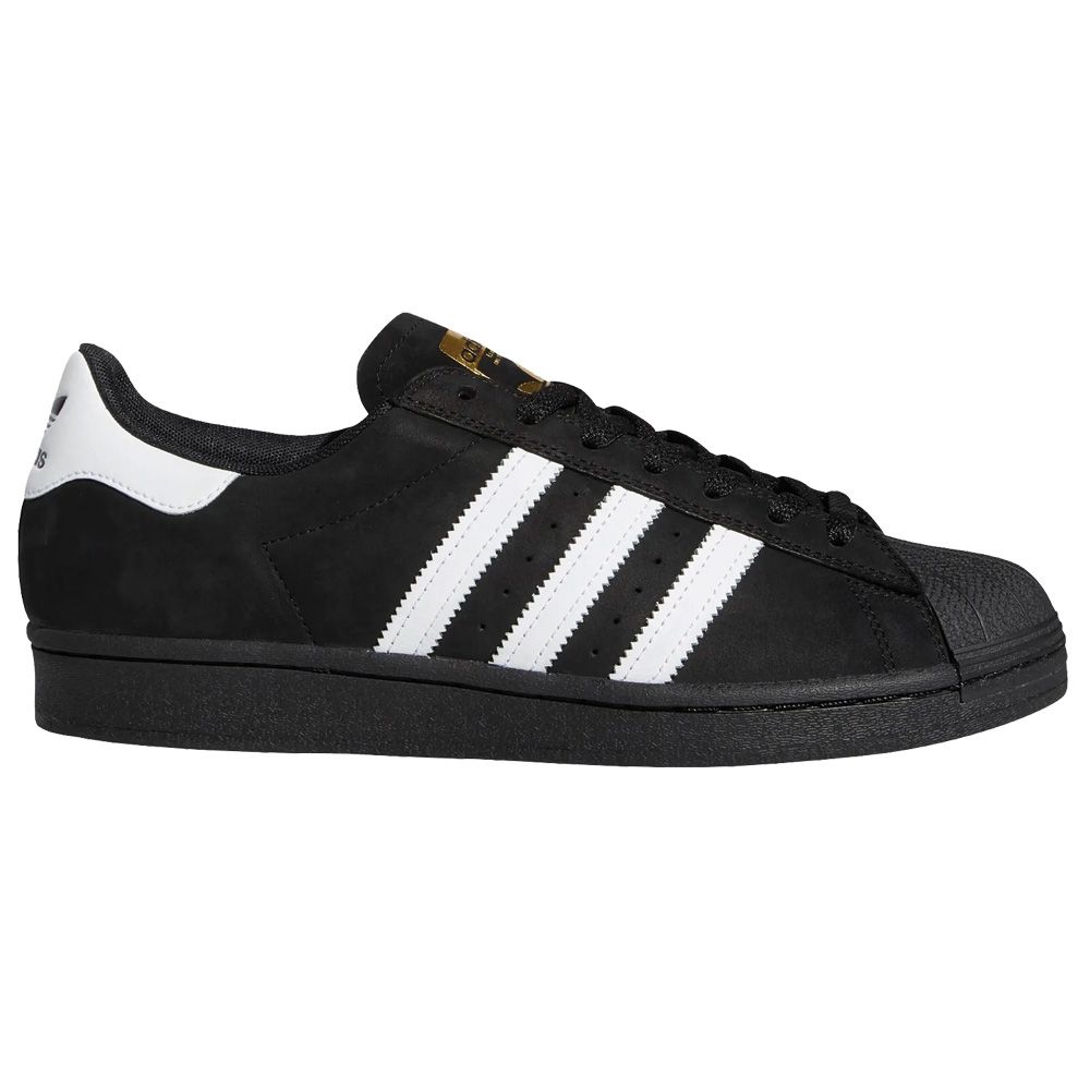 Adidas superstar store skateboarding black