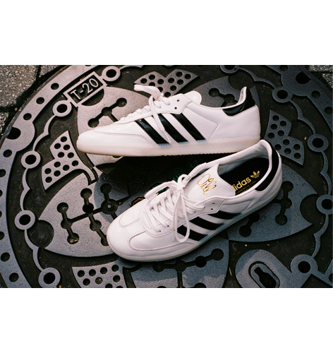 Adidas Samba x Jason Dill Patent White Core Black Gold